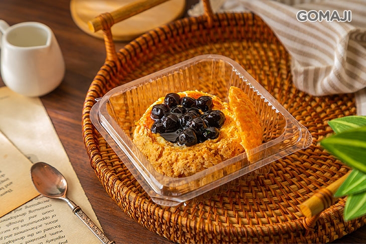 卡士達泡芙(加黑糖珍珠)