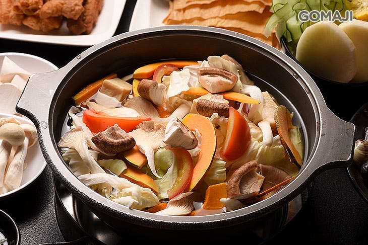 養生鮮菇蔬食鍋