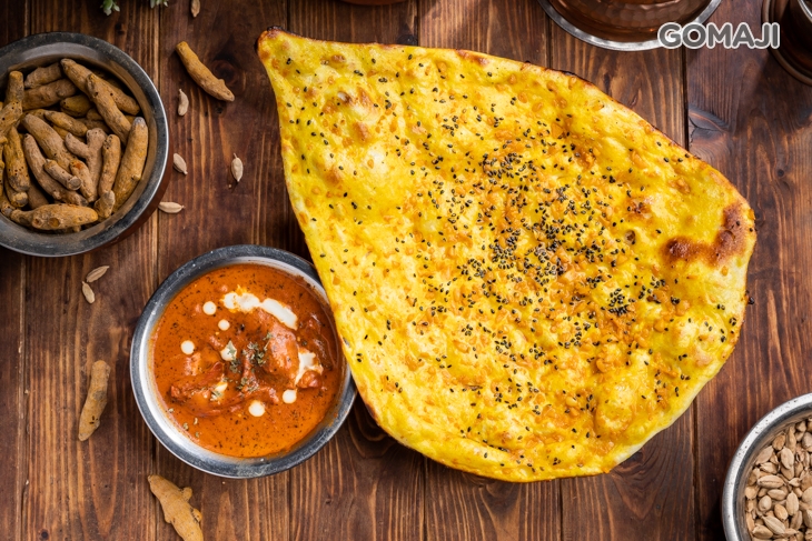  蕃茄燒烤雞、蒜香烤餅