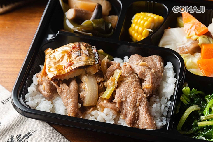 日式薑燒豬肉片便當