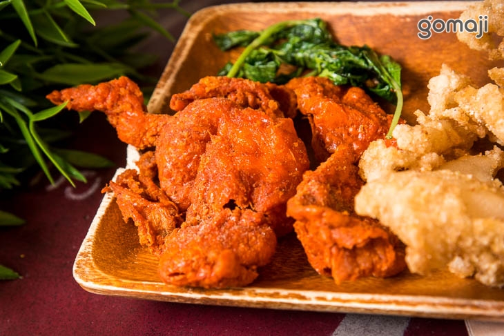 招牌魷魚絲+雞皮