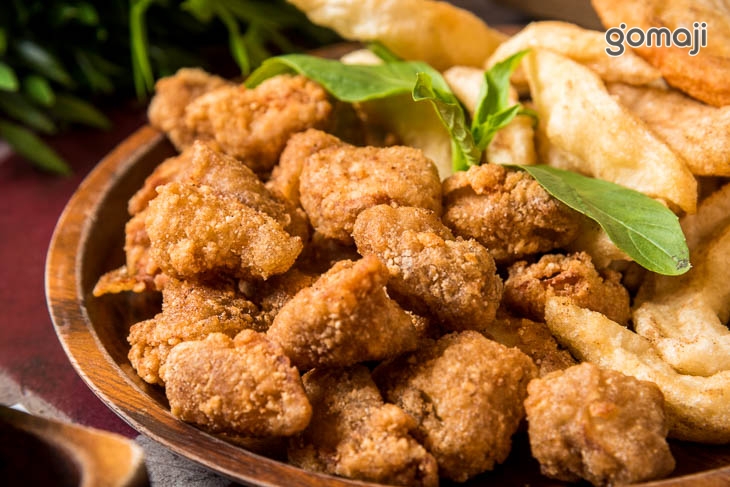 甜不辣+鹽酥杏鮑菇