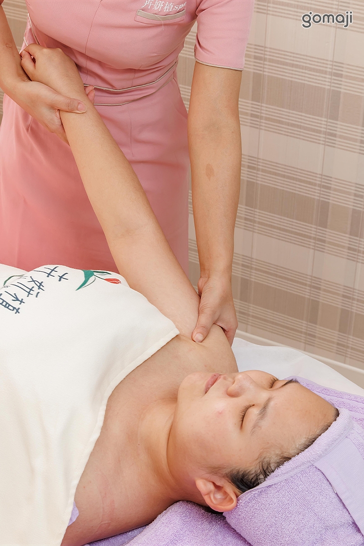 按摩手技(肩、頸、上胸+手臂)