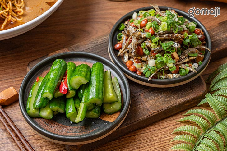 精選小菜-花生小魚干&涼拌小黃瓜