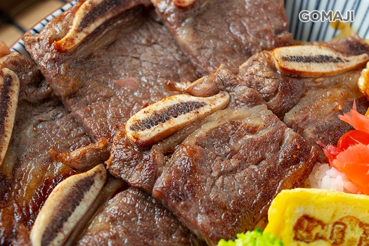 美國帶骨牛小排丼