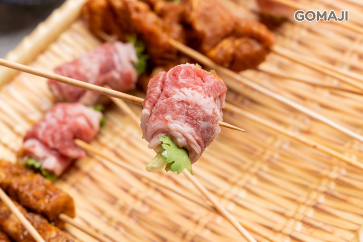 香菜牛、山豬肉、水蓮牛、孜然羊