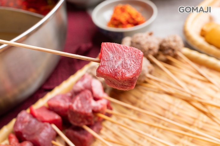 秘製牛、骰子牛、手工羊肉丸