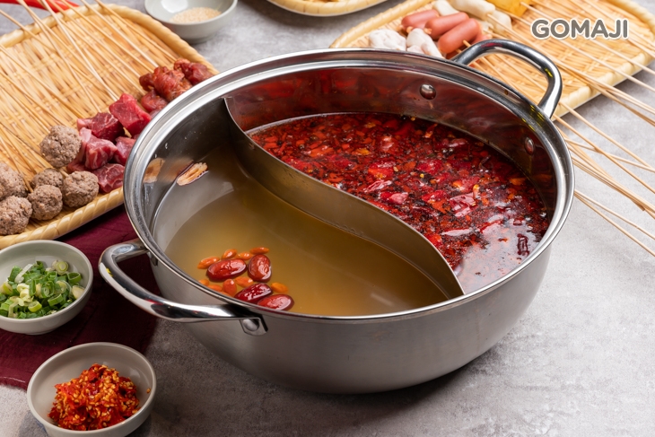 湯底：四川麻辣、原味臀骨