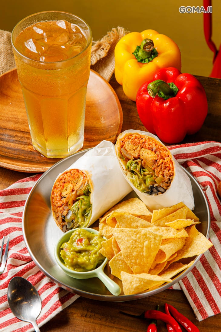 特製Q豆腸好豆捲餅+酪梨醬玉米片+飲料