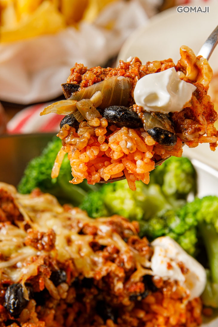 牛肉起司塔可飯