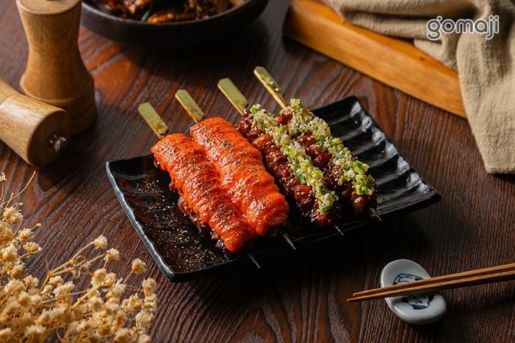 明太子雞肉串/蔥鹽雞肉串