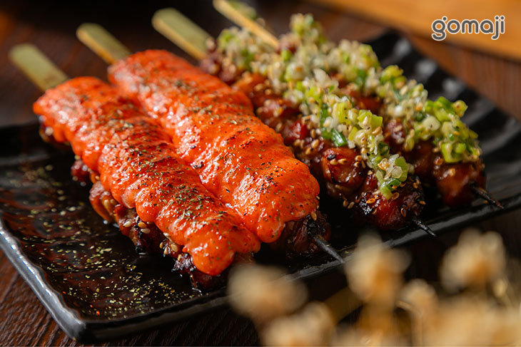 明太子雞肉串/蔥鹽雞肉串