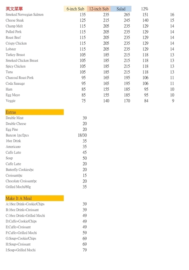冠軍潛艇堡 Champ Subs