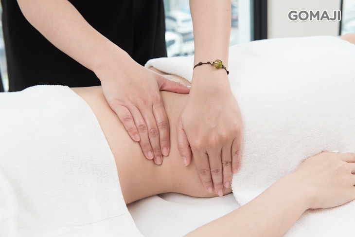 上下腹部推揉按摩