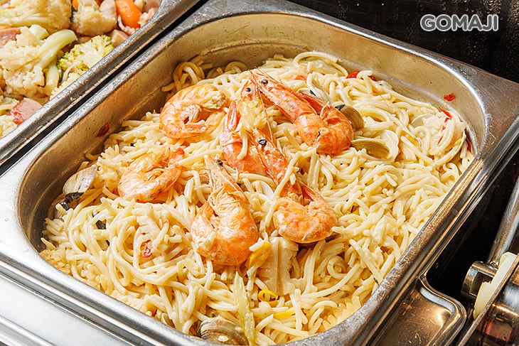 奶油蝦仁斜管麵