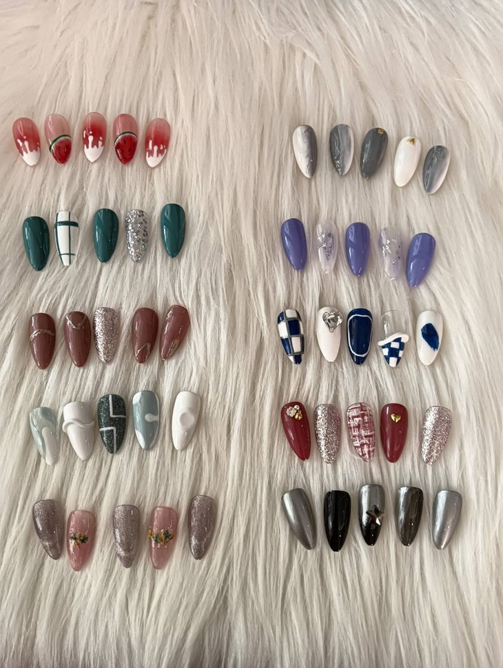 手部加厚美甲設計款