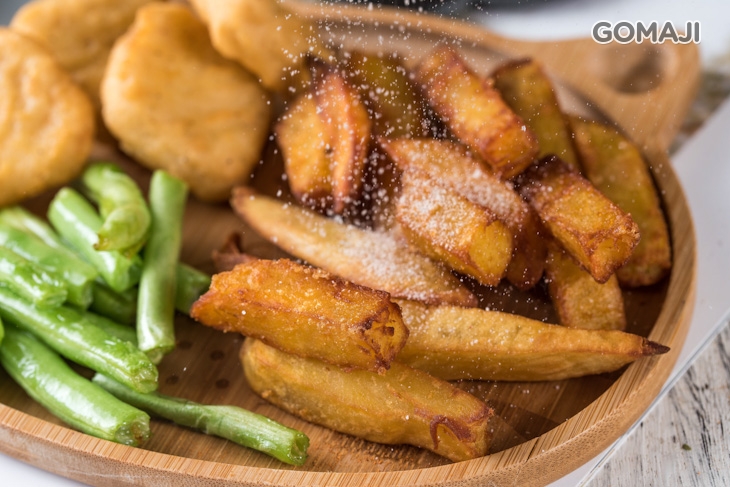 地瓜條/四季豆/麥克雞塊