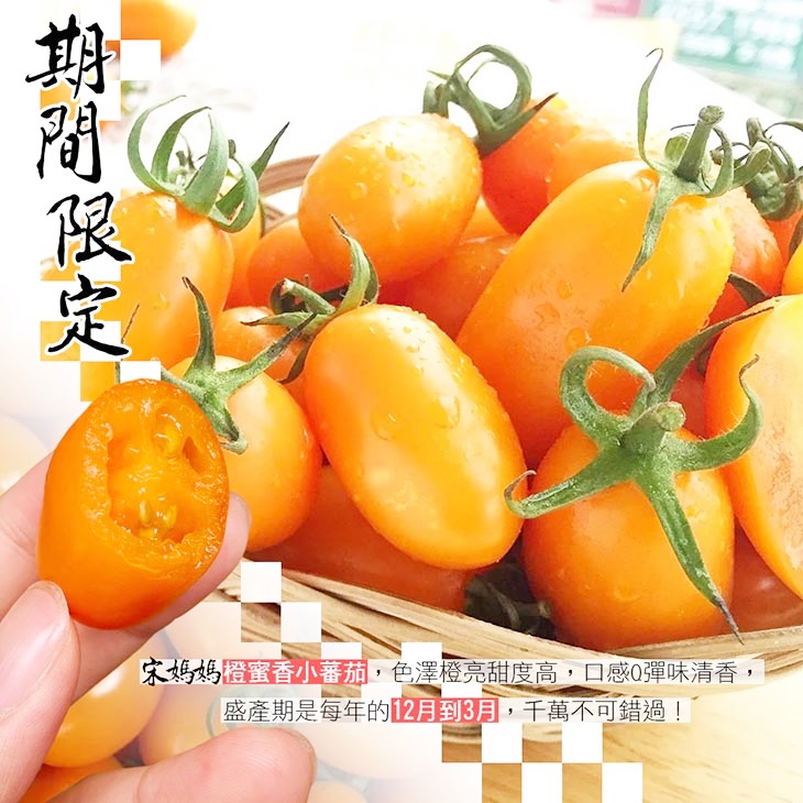 高雄美濃橙蜜香小番茄
