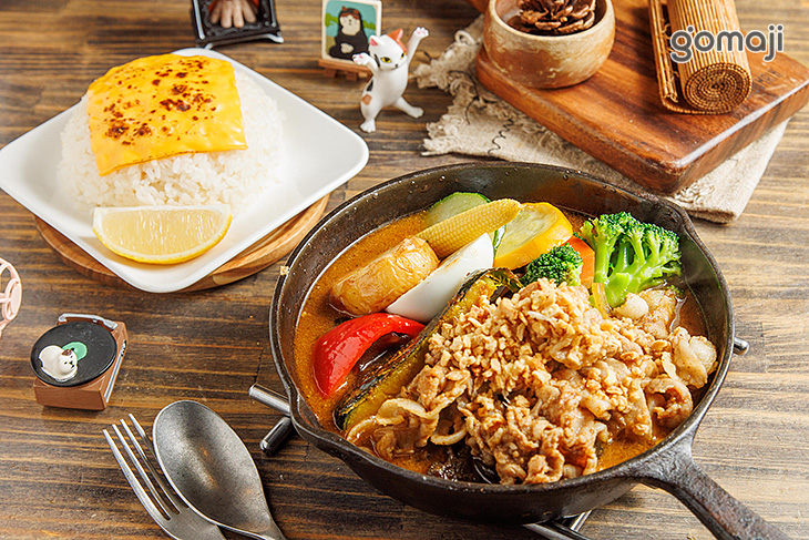 濃郁蒜風味豚湯咖哩