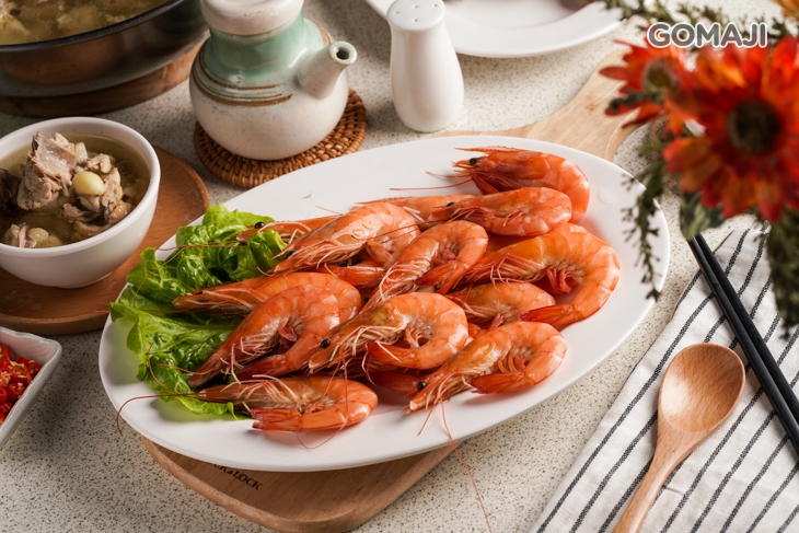 鹽蒸海蝦