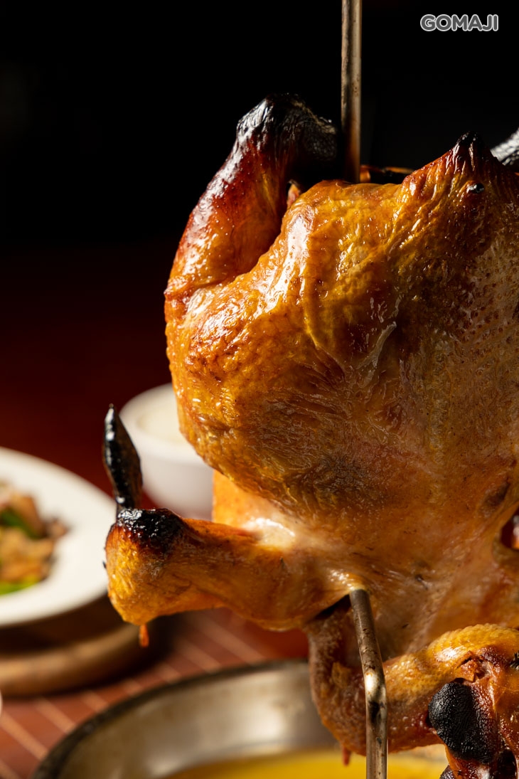 現烤桶仔脆皮土雞一隻