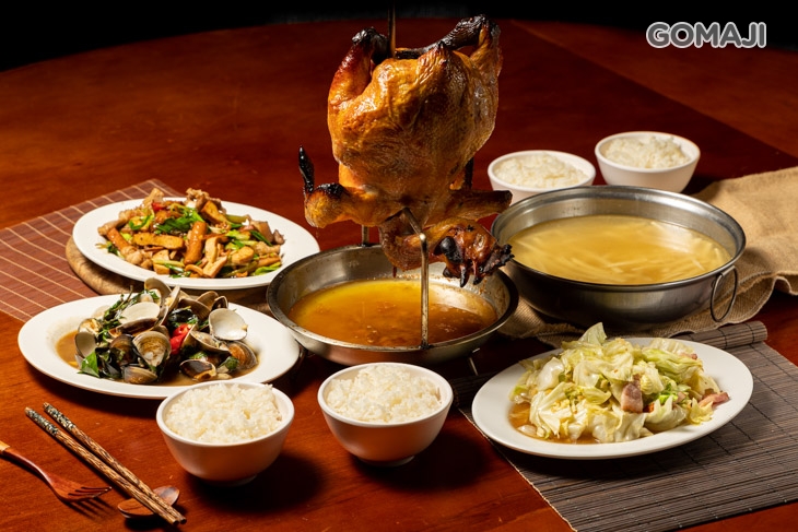 四人人氣桶仔雞合菜套餐