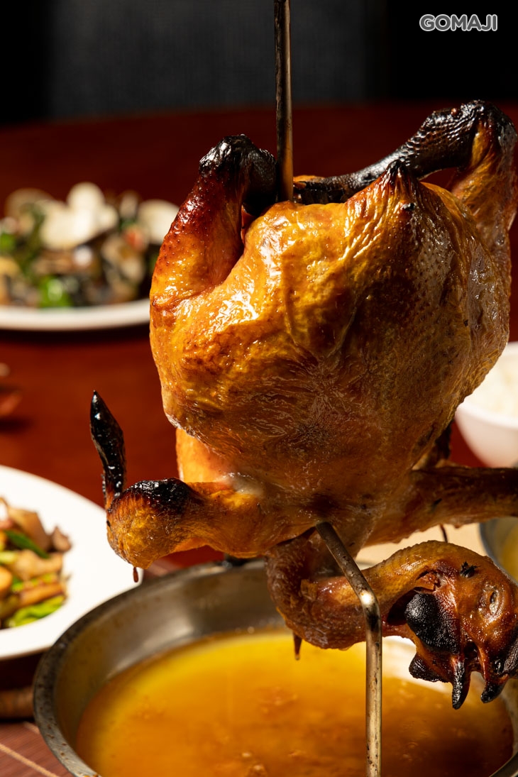 現烤桶仔脆皮土雞一隻