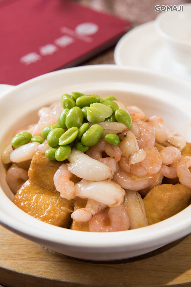 蟹黃海鮮豆腐煲
