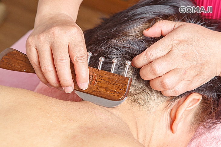 頭肩頸刮推舒緩