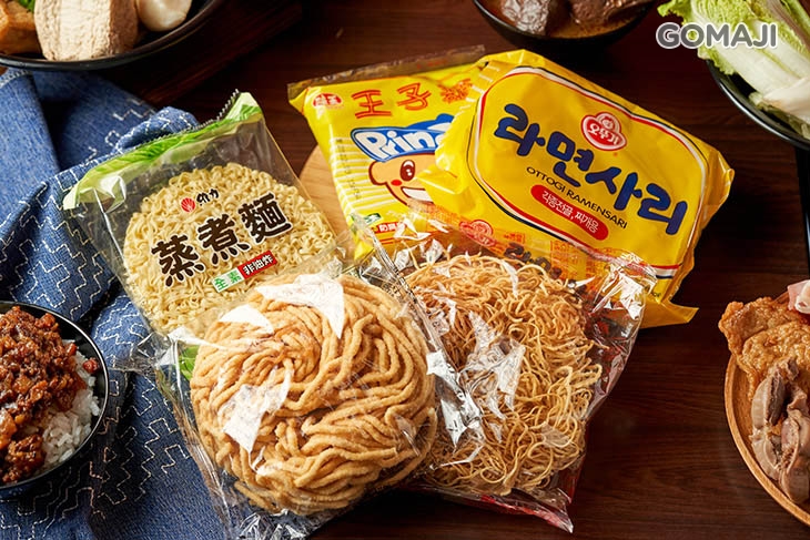 主食(王子麵+蒸煮麵+雞絲麵+鍋燒意麵+韓國拉麵) 