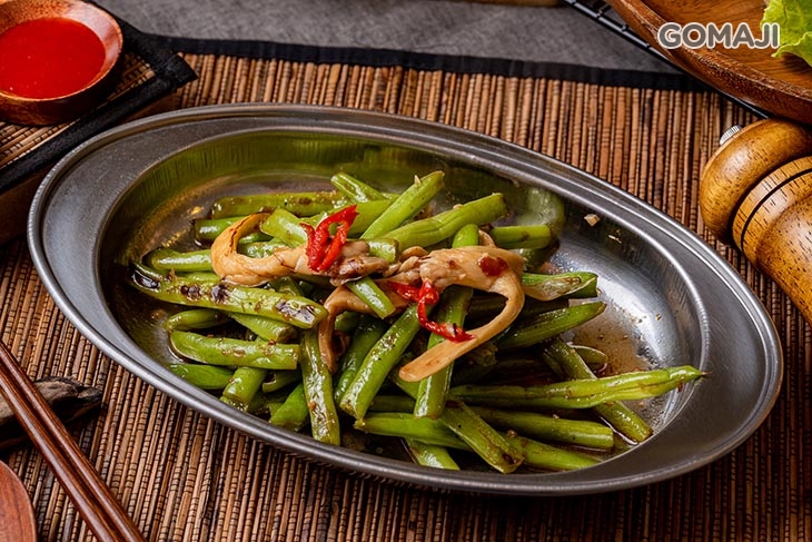 蝦醬四季豆