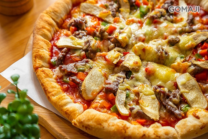 牛肉雙椒鮮蔬披薩