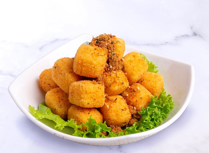 香鬆炸豆腐