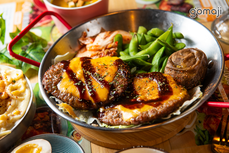 起司手打牛肉漢堡排