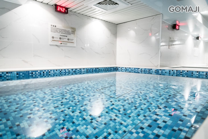 超音波熱水池、冰水池、冷水池