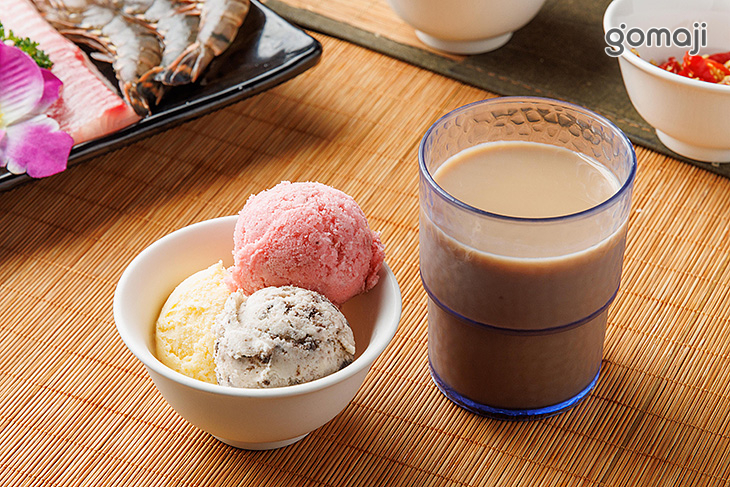 自助吧：副餐、冰淇淋及飲品無限供應