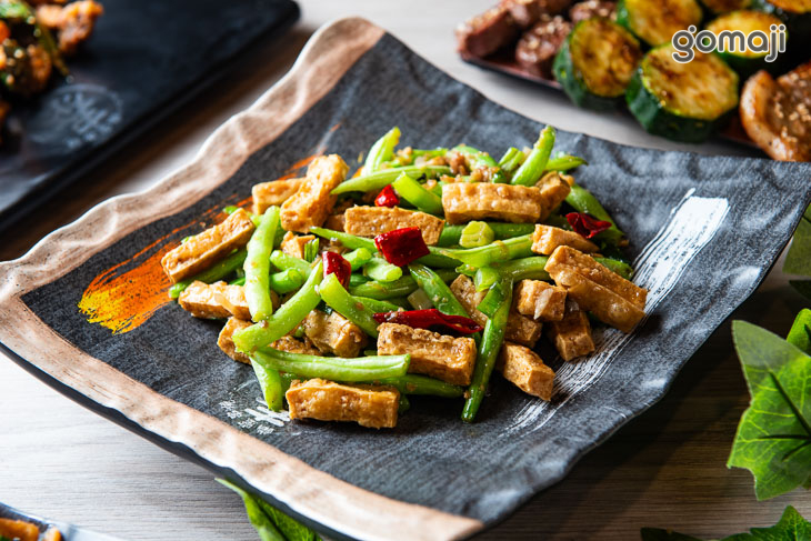 臭豆腐辣炒四季豆