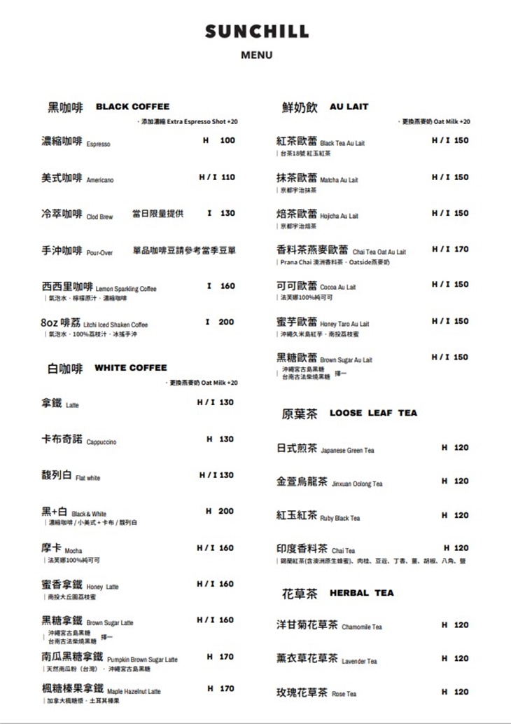 菜單