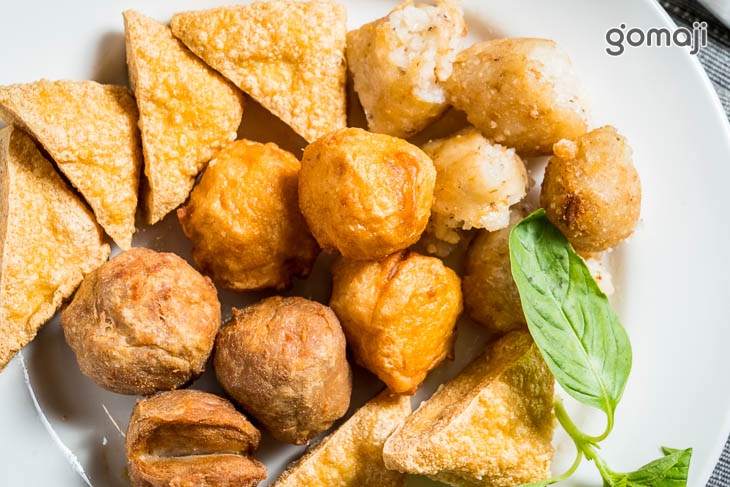 豆干＆花枝丸＆貢丸＆米腸