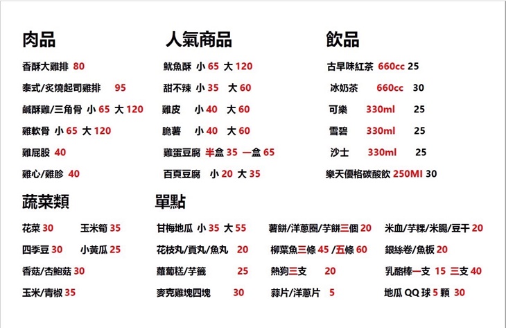 龍哥雞排(北平店)