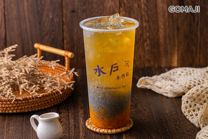 水蜜桃青茶+小紫蘇