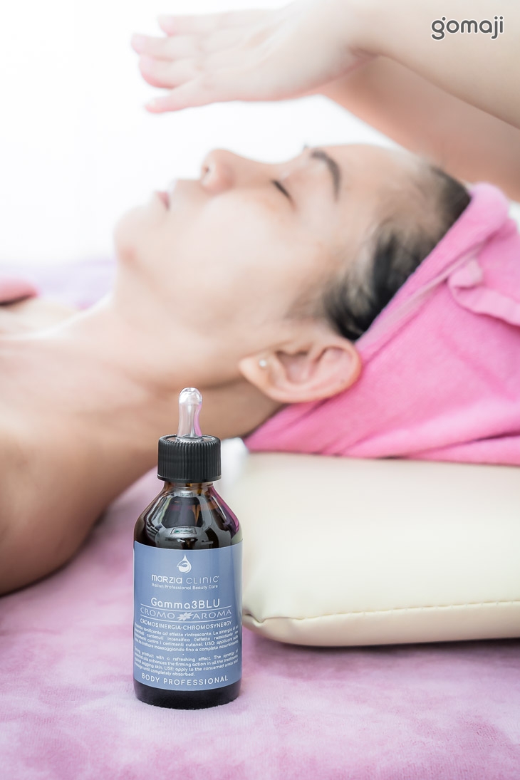 正面頭部抗壓按摩