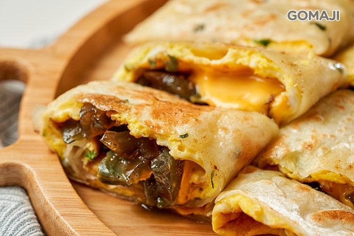 創意皮蛋起司蛋餅