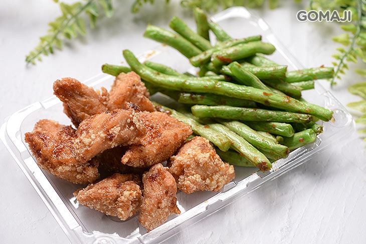 四季豆/鹹酥雞