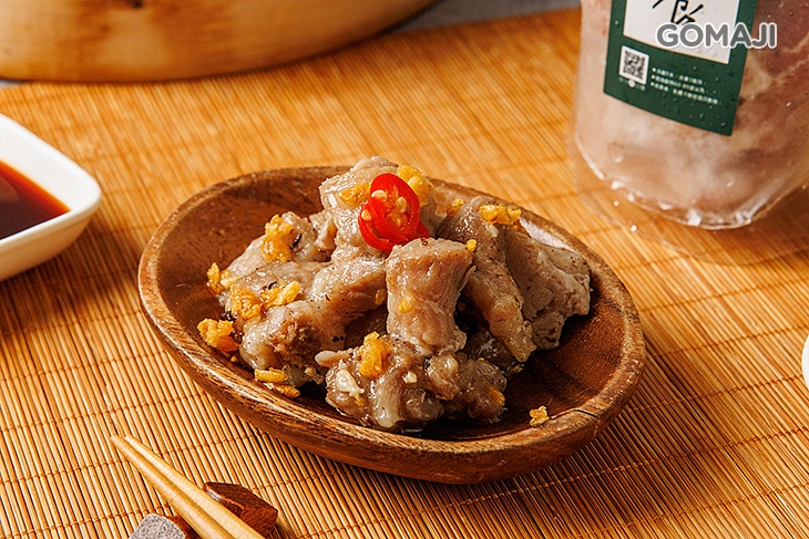 .鼓汁蒸排骨