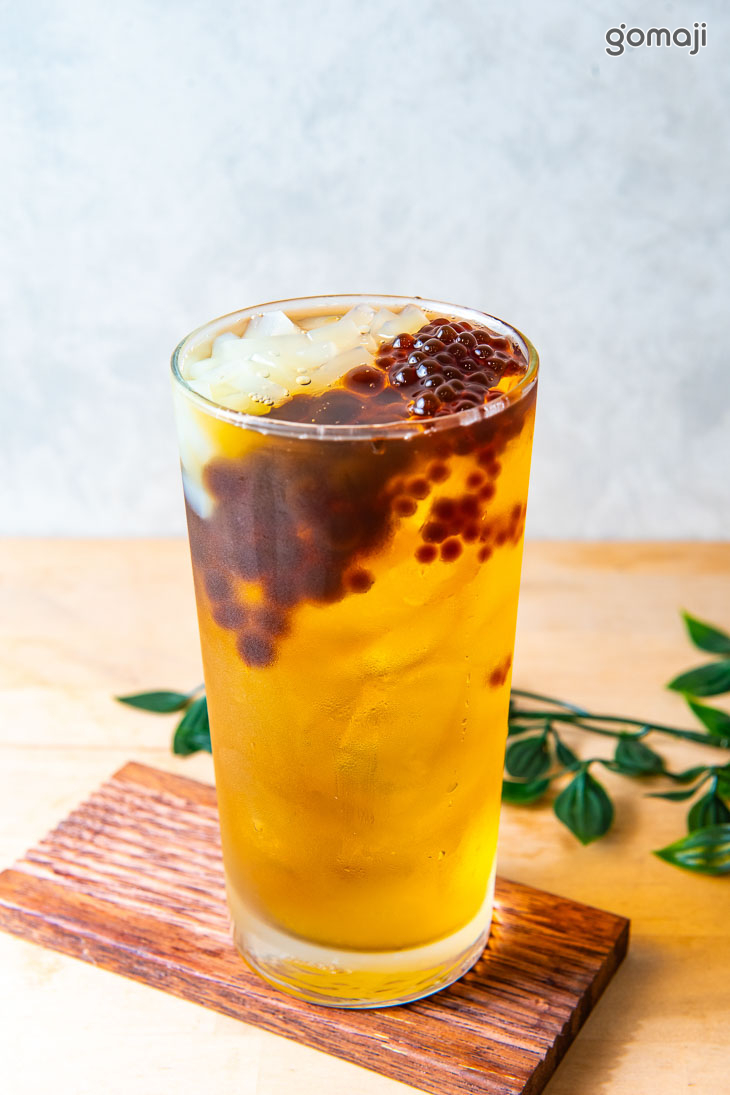 珍珠波霸椰果青茶