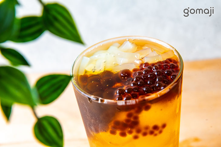 珍珠波霸椰果青茶