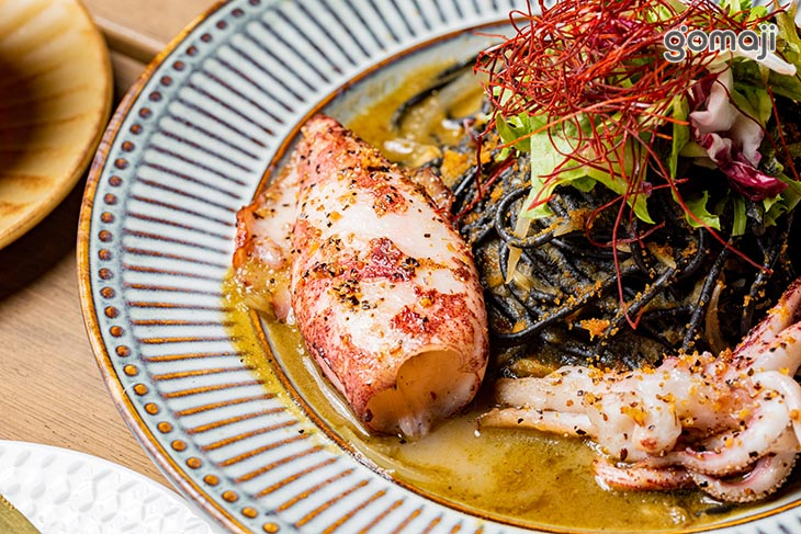 花蓮剝皮辣椒墨魚義大利麵