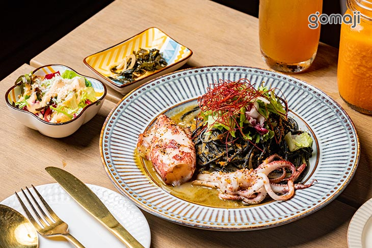 花蓮剝皮辣椒墨魚義大利麵