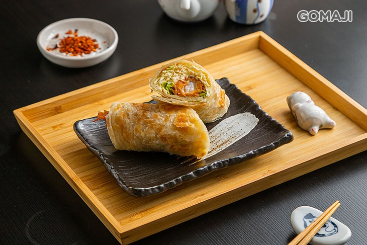 塔塔炸蝦捲餅